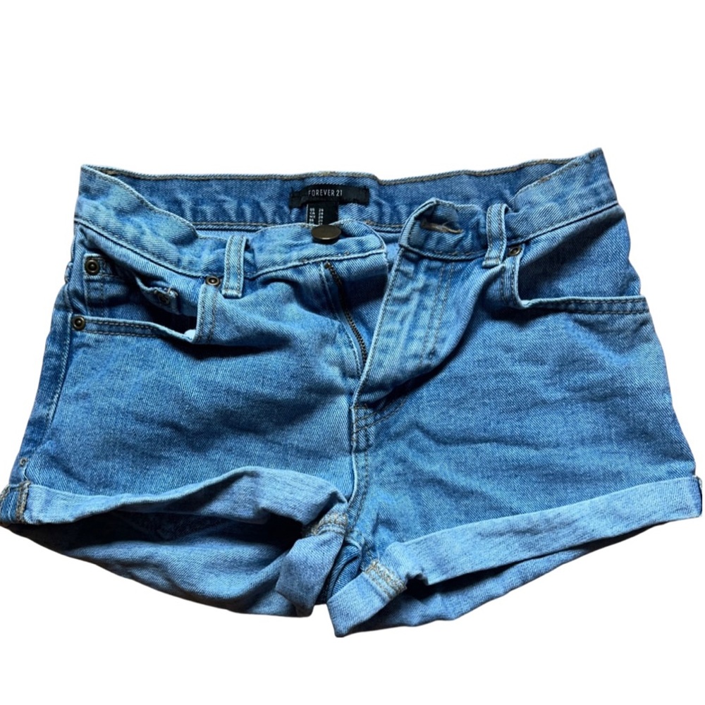 Blue Jean shorts.